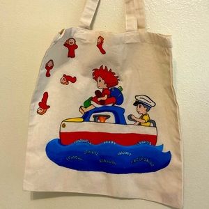 Hand made Ponyo Tote Bag